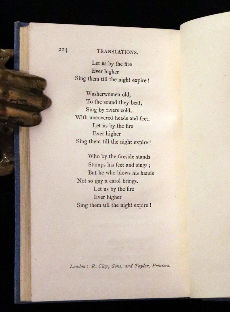 1878 Rare Victorian Edition - Longfellow's Poetical Works (11 Volume Box Set).