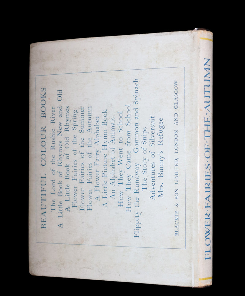 1930 Rare Book - Cicely Mary Barker - FLOWER FAIRIES OF THE AUTUMN.