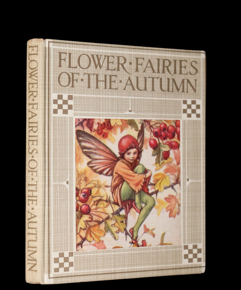 1930 Rare Book - Cicely Mary Barker - FLOWER FAIRIES OF THE AUTUMN.