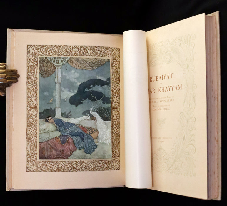 1909 Rare First Edition - RUBAIYAT of Omar Khayyam Illustrated By Edmund DULAC.