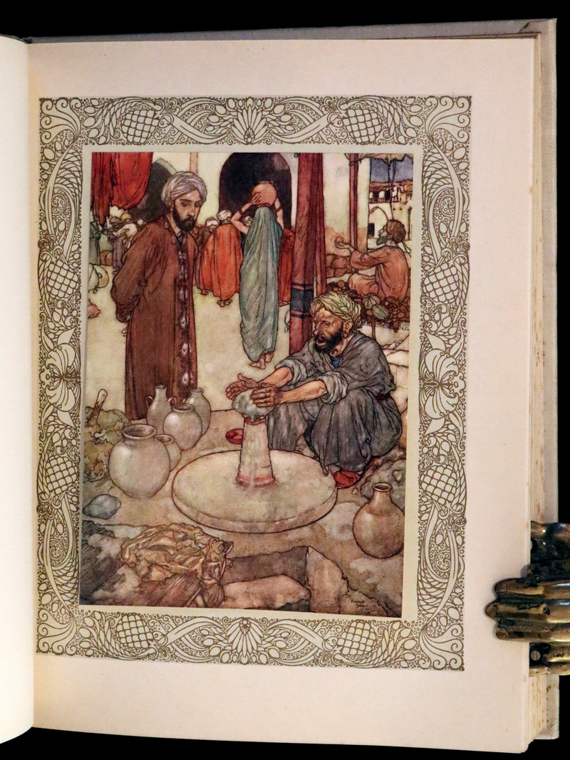 1909 Rare First Edition - RUBAIYAT of Omar Khayyam Illustrated By Edmund DULAC.