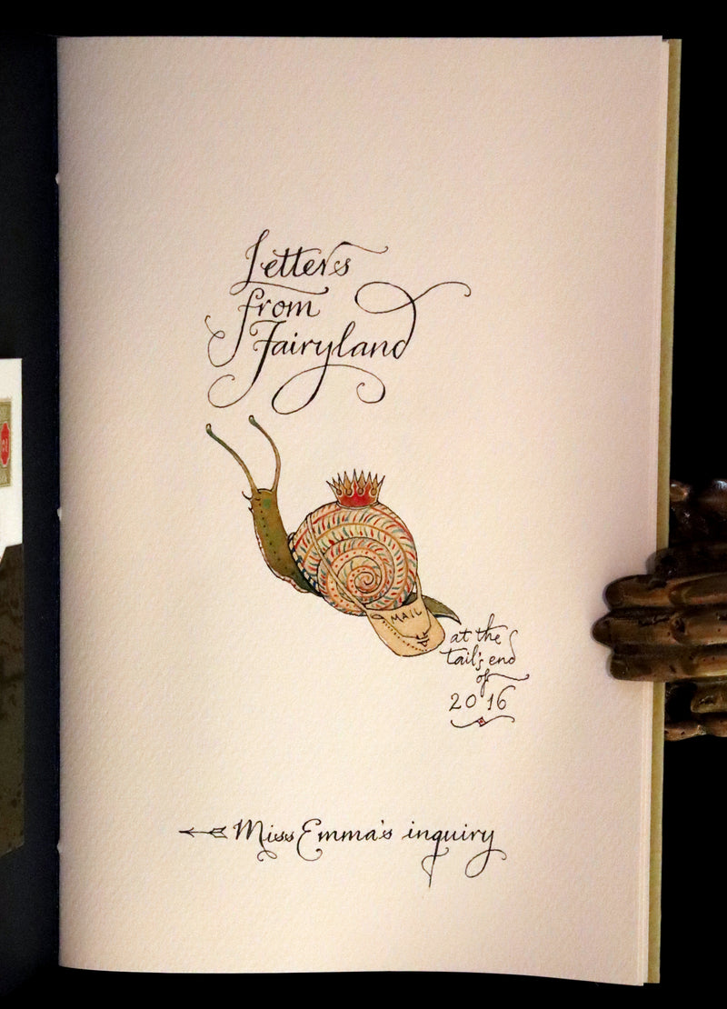 2016 Scarce First Edition - Letters From Fairyland by Charles van Sandwyk.