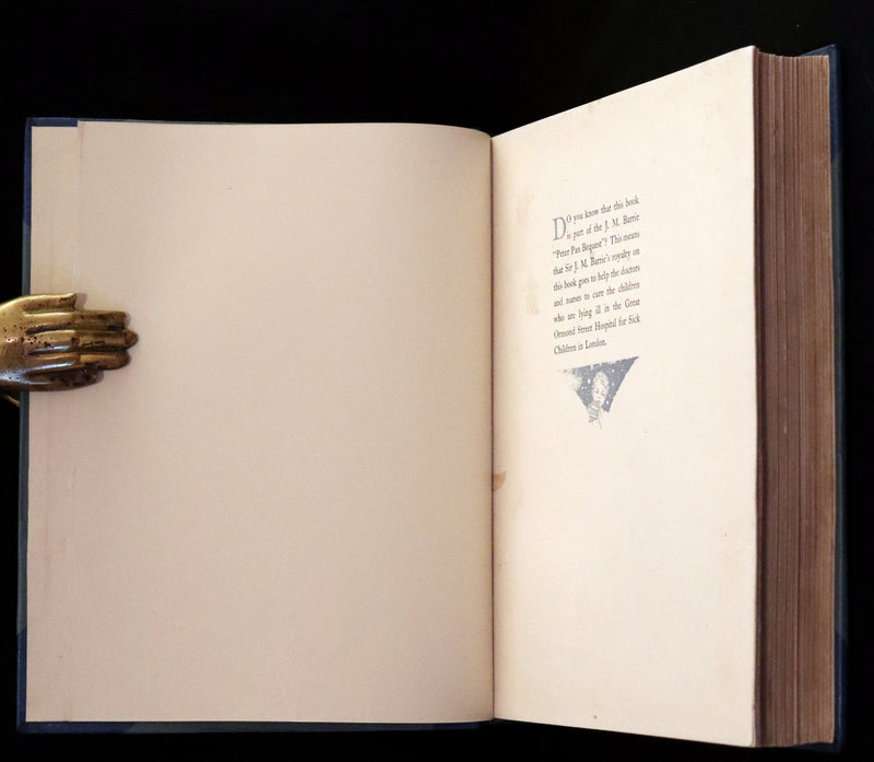 1931 Nice First Illustrated Edition by Gwynedd Hudson - Peter Pan & Wendy.