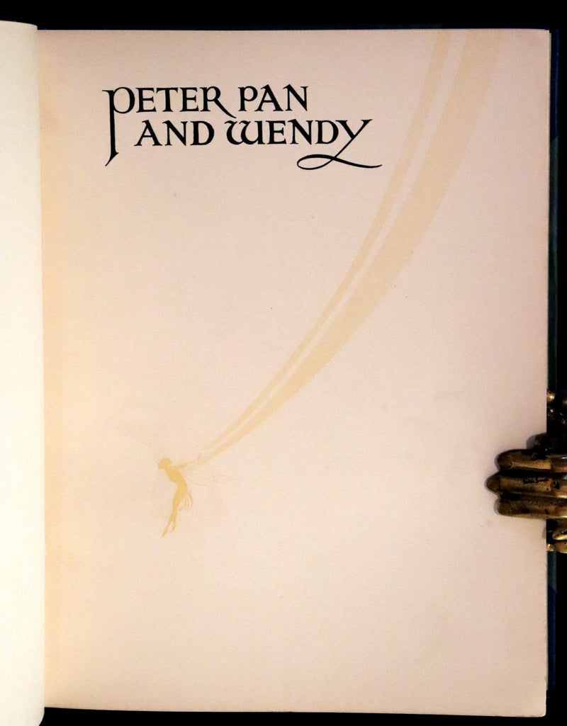 1931 Nice First Illustrated Edition by Gwynedd Hudson - Peter Pan & Wendy.