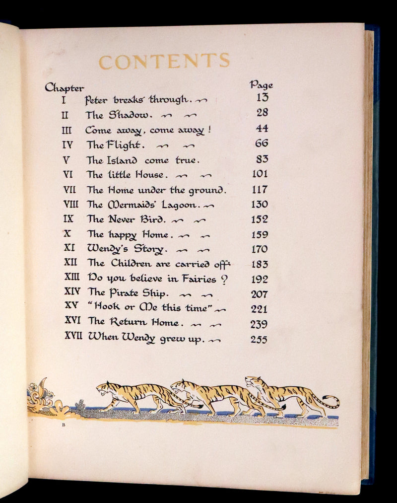 1931 Nice First Illustrated Edition by Gwynedd Hudson - Peter Pan & Wendy.