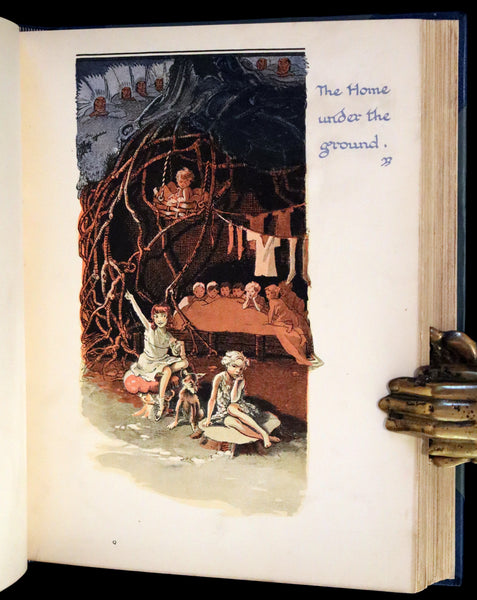 1931 Nice First Illustrated Edition by Gwynedd Hudson - Peter Pan & Wendy.