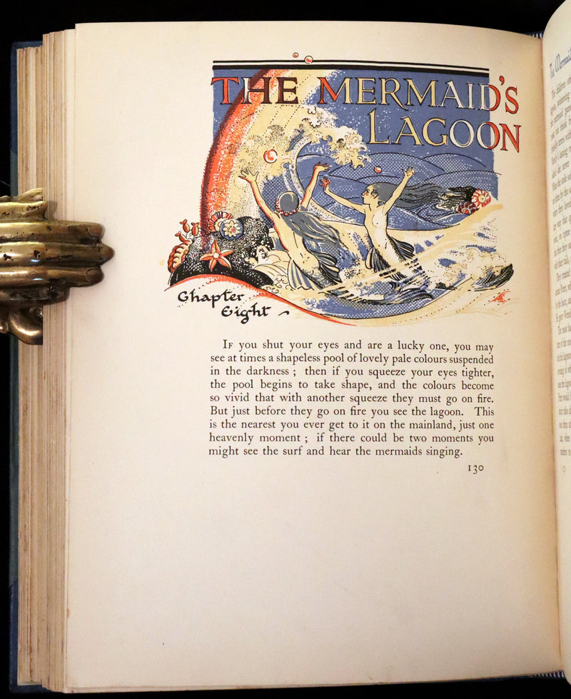 1931 Nice First Illustrated Edition by Gwynedd Hudson - Peter Pan & Wendy.