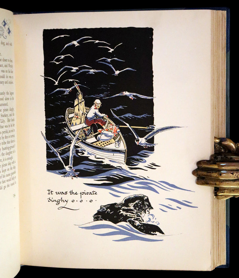 1931 Nice First Illustrated Edition by Gwynedd Hudson - Peter Pan & Wendy.