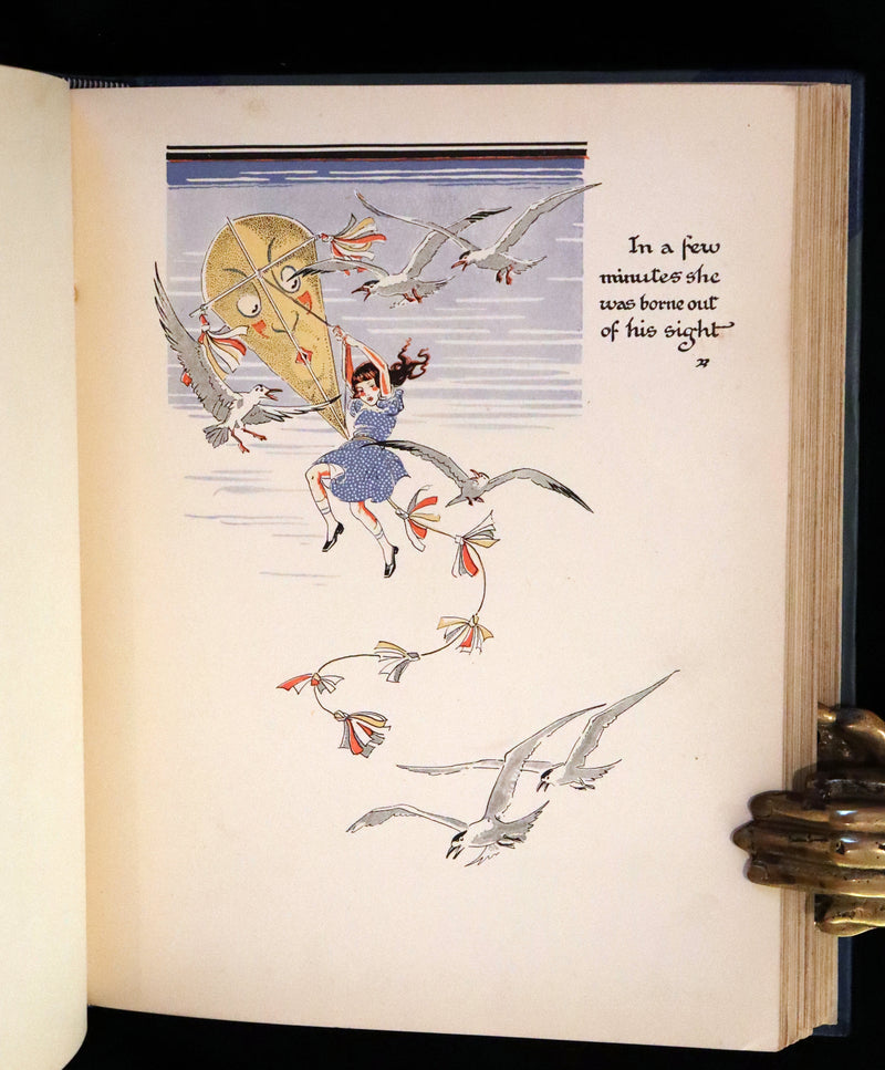 1931 Nice First Illustrated Edition by Gwynedd Hudson - Peter Pan & Wendy.