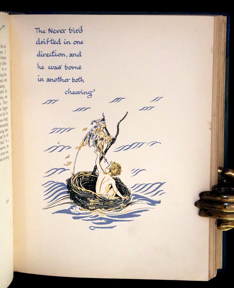 1931 Nice First Illustrated Edition by Gwynedd Hudson - Peter Pan & Wendy.