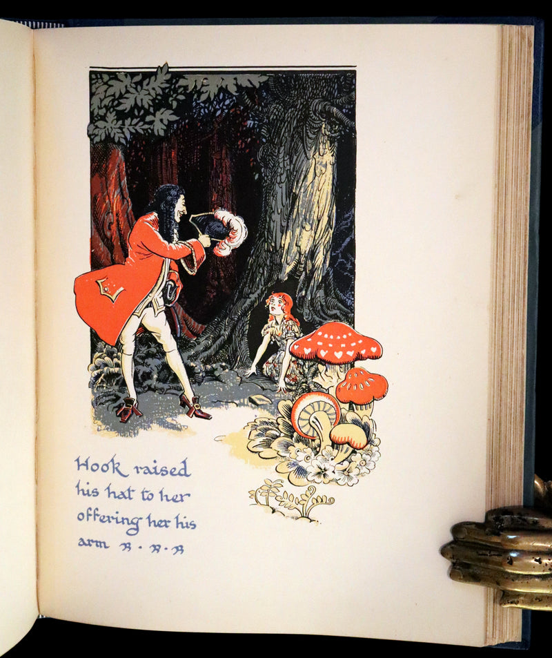 1931 Nice First Illustrated Edition by Gwynedd Hudson - Peter Pan & Wendy.