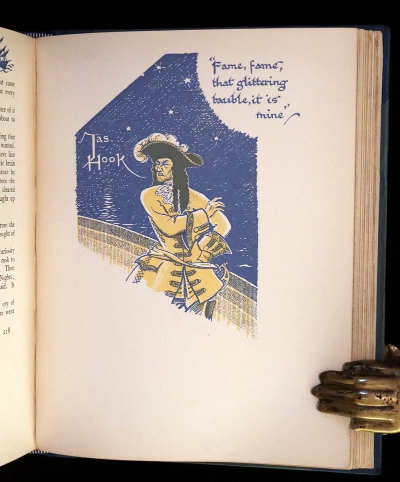 1931 Nice First Illustrated Edition by Gwynedd Hudson - Peter Pan & Wendy.