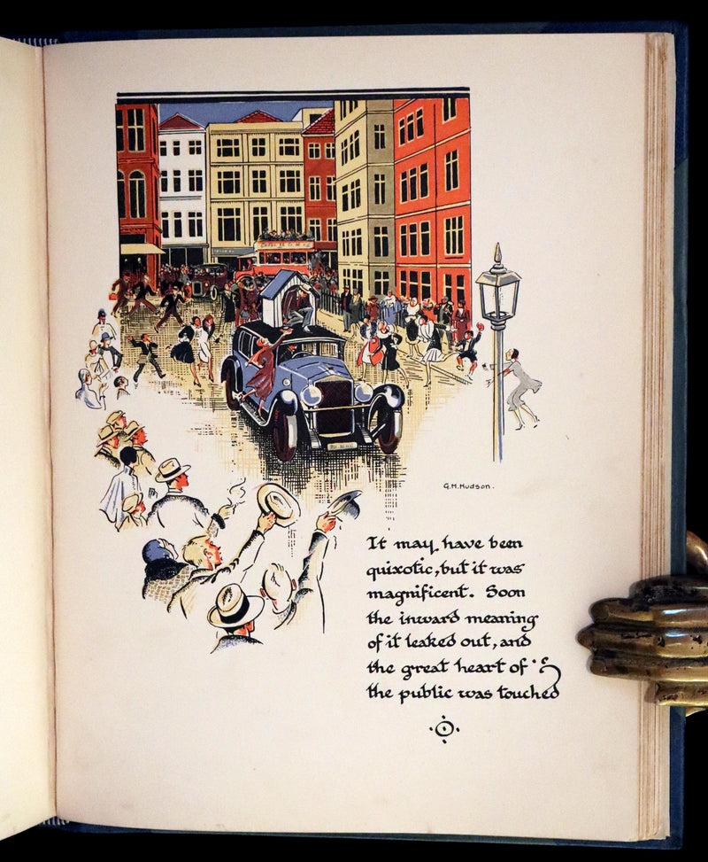 1931 Nice First Illustrated Edition by Gwynedd Hudson - Peter Pan & Wendy.