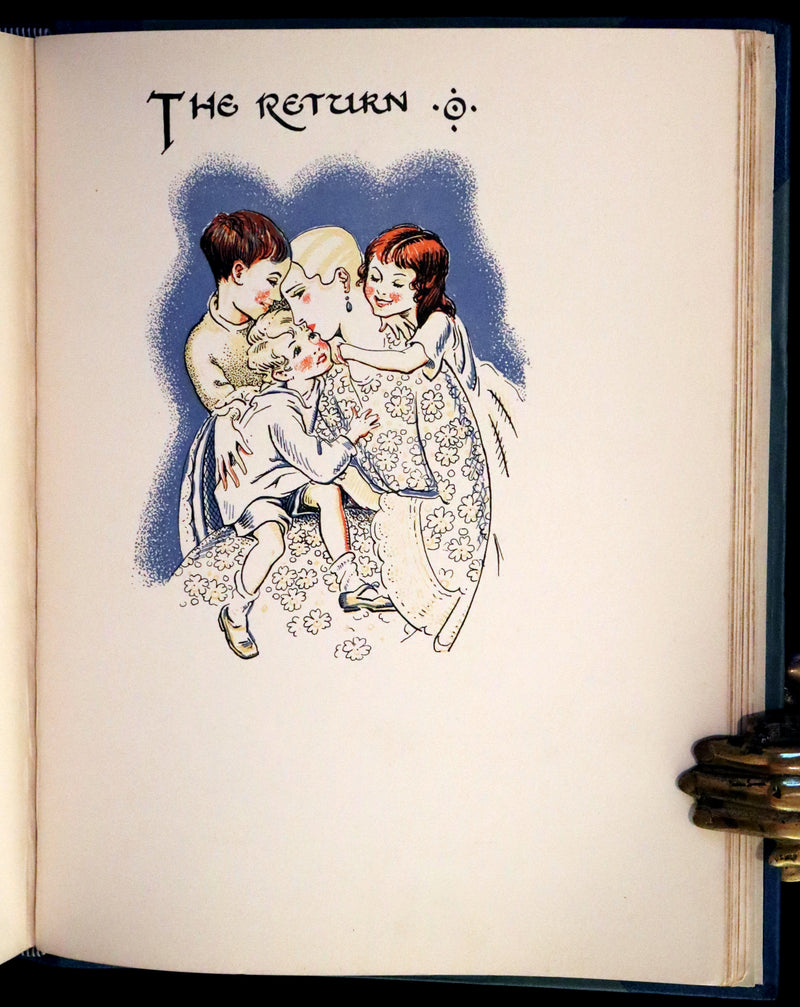 1931 Nice First Illustrated Edition by Gwynedd Hudson - Peter Pan & Wendy.
