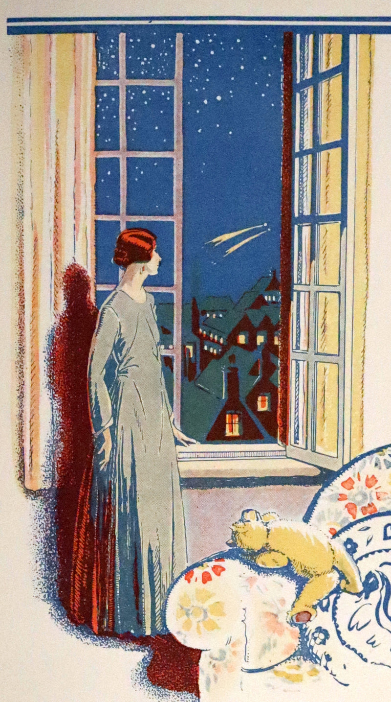 1931 Nice First Illustrated Edition by Gwynedd Hudson - Peter Pan & Wendy.