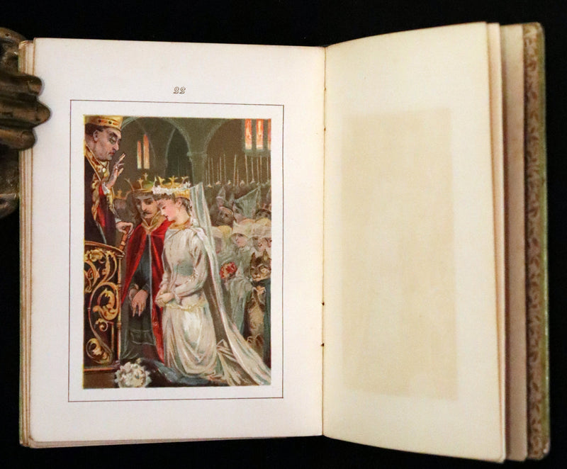 1880 Rare Book Edition - Puss in Boots Illustrated in color by Edward Killingworth Johnson.