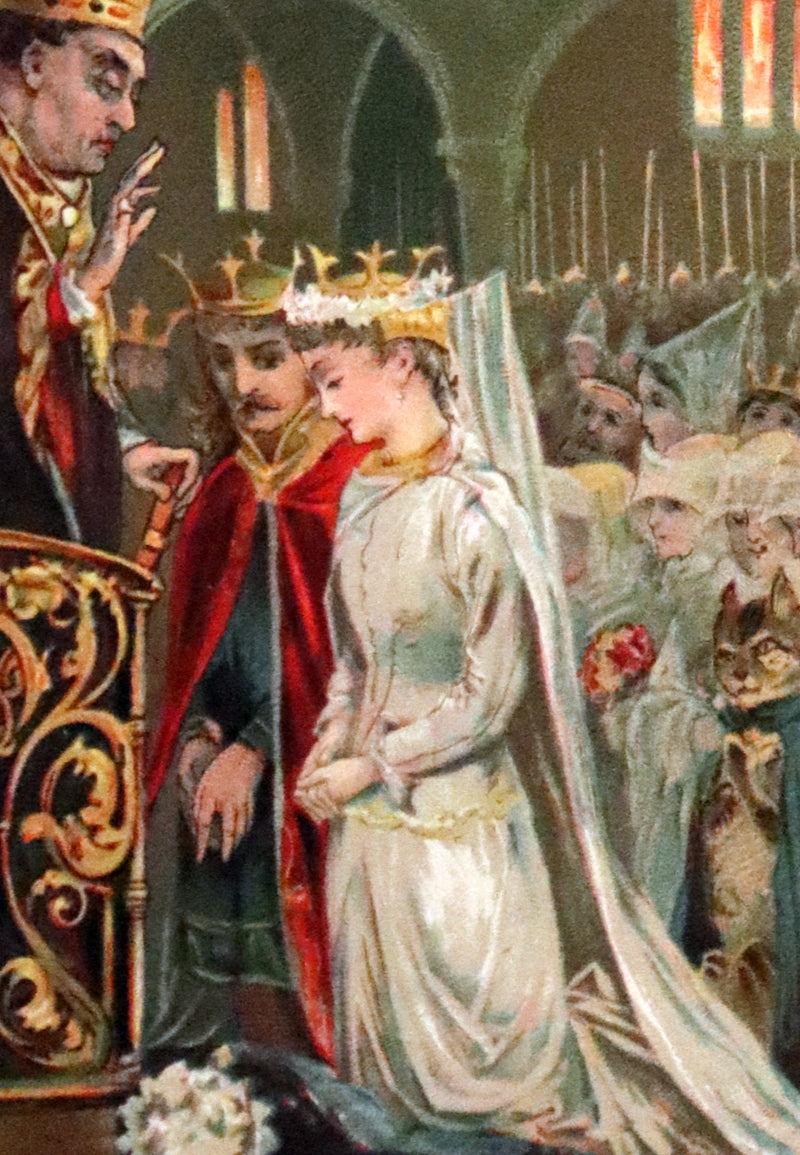 1880 Rare Book Edition - Puss in Boots Illustrated in color by Edward Killingworth Johnson.