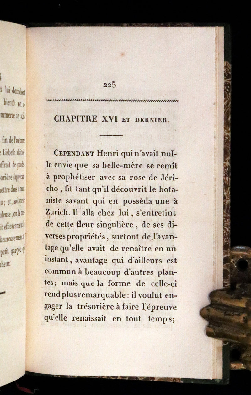 1876 Scarce French First Edition on Resurrection Plant - Rose of Jericho by David Hess.