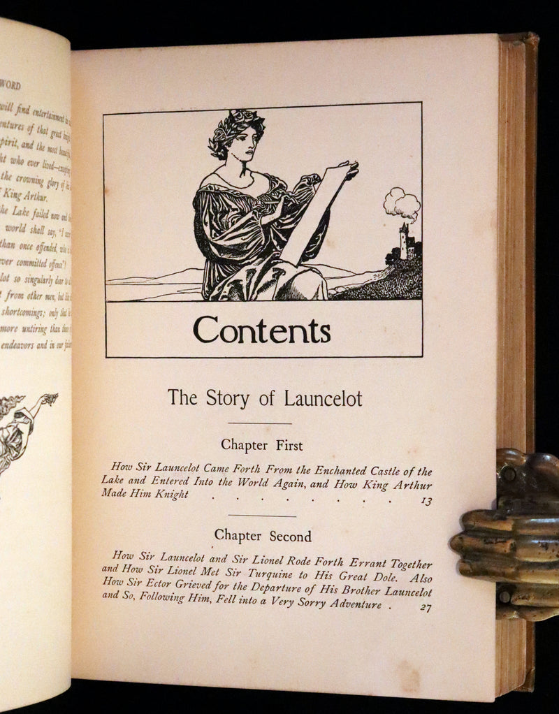 1905 Rare First Edition - King Arthur Tales, THE STORY OF THE CHAMPIONS OF THE ROUND TABLE by Howard Pyle.