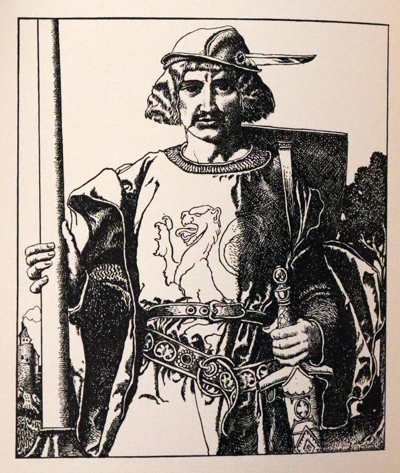 1905 Rare First Edition - King Arthur Tales, THE STORY OF THE CHAMPIONS OF THE ROUND TABLE by Howard Pyle.
