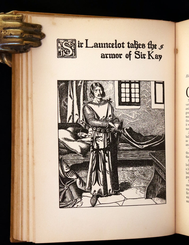 1905 Rare First Edition - King Arthur Tales, THE STORY OF THE CHAMPIONS OF THE ROUND TABLE by Howard Pyle.