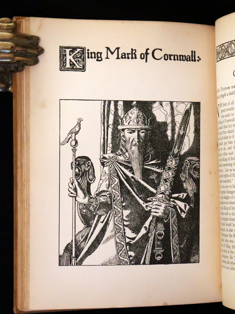 1905 Rare First Edition - King Arthur Tales, THE STORY OF THE CHAMPIONS OF THE ROUND TABLE by Howard Pyle.