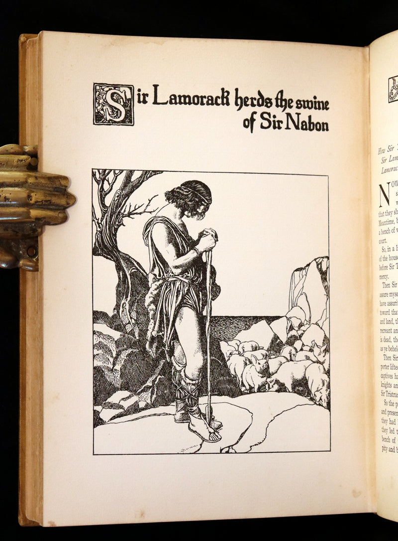 1905 Rare First Edition - King Arthur Tales, THE STORY OF THE CHAMPIONS OF THE ROUND TABLE by Howard Pyle.
