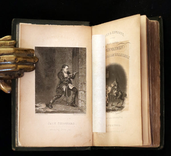 1844 Scarce Book - Lives of the Most Notorious and Daring Highwaymen, Robbers and Murderers.