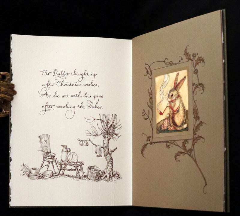2007 Scarce Signed First Edition - Mr. Rabbit's Christmas Wish Translated for Humans by Charles van Sandwyk.