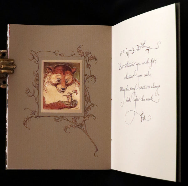 2007 Scarce Signed First Edition - Mr. Rabbit's Christmas Wish Translated for Humans by Charles van Sandwyk.
