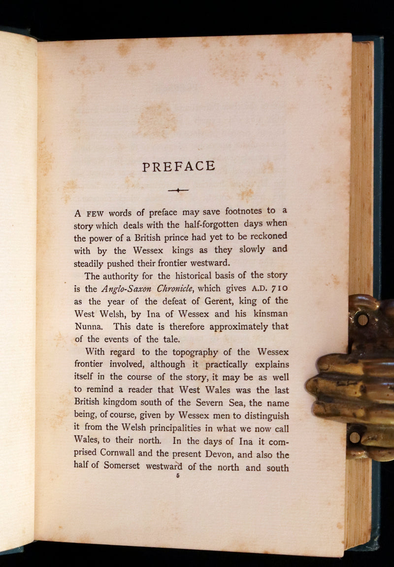1904 Scarce First Edition Illustrated by Lancelot Speed - A Prince of Cornwall.