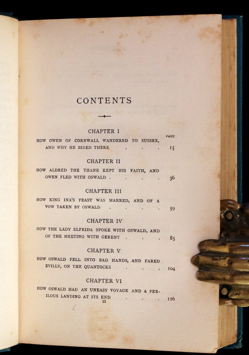 1904 Scarce First Edition Illustrated by Lancelot Speed - A Prince of Cornwall.