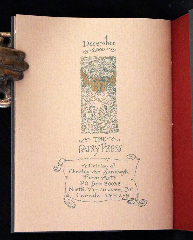 2000 Scarce First Edition - The Gnome King’s Treasure Song by Charles van Sandwyk.