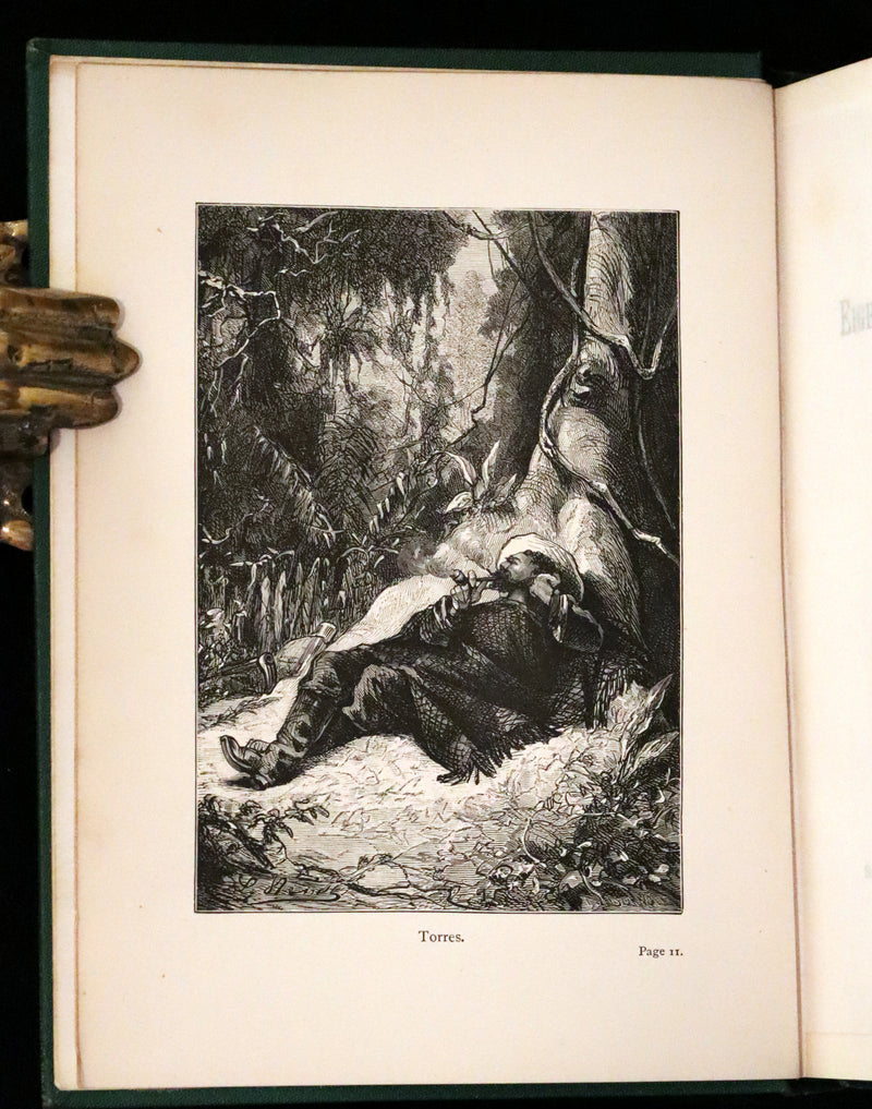 1885 Rare Complete set - Jules Verne The Giant Raft I & II. Eight Hundred Leagues on the Amazon & The Cryptogram.