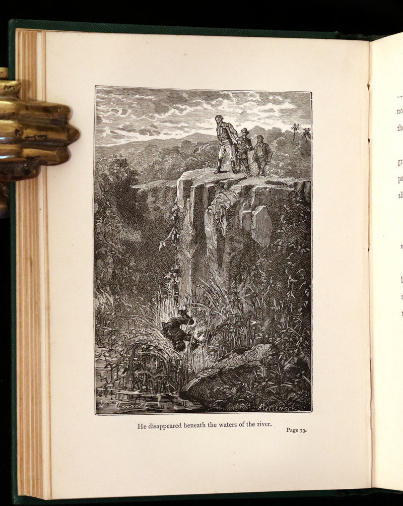 1885 Rare Complete set - Jules Verne The Giant Raft I & II. Eight Hundred Leagues on the Amazon & The Cryptogram.