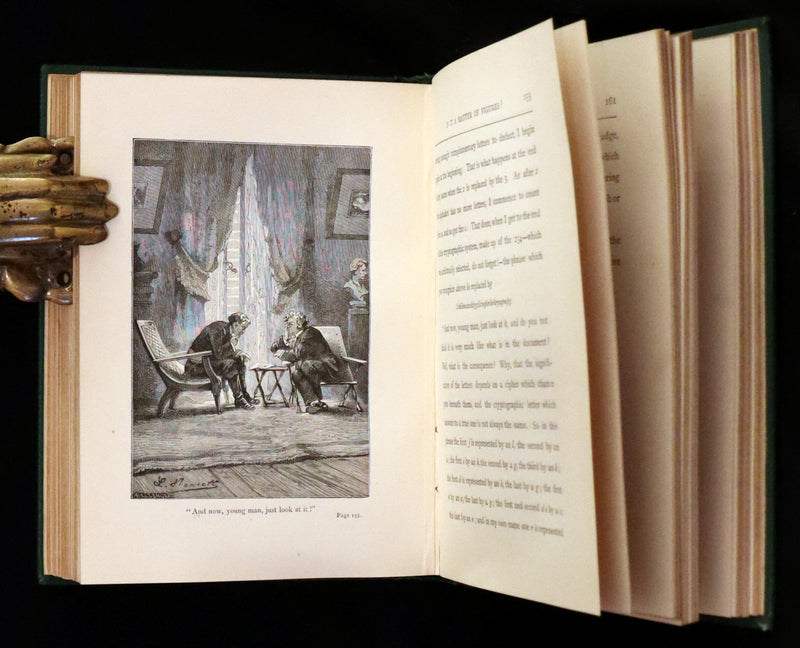 1885 Rare Complete set - Jules Verne The Giant Raft I & II. Eight Hundred Leagues on the Amazon & The Cryptogram.