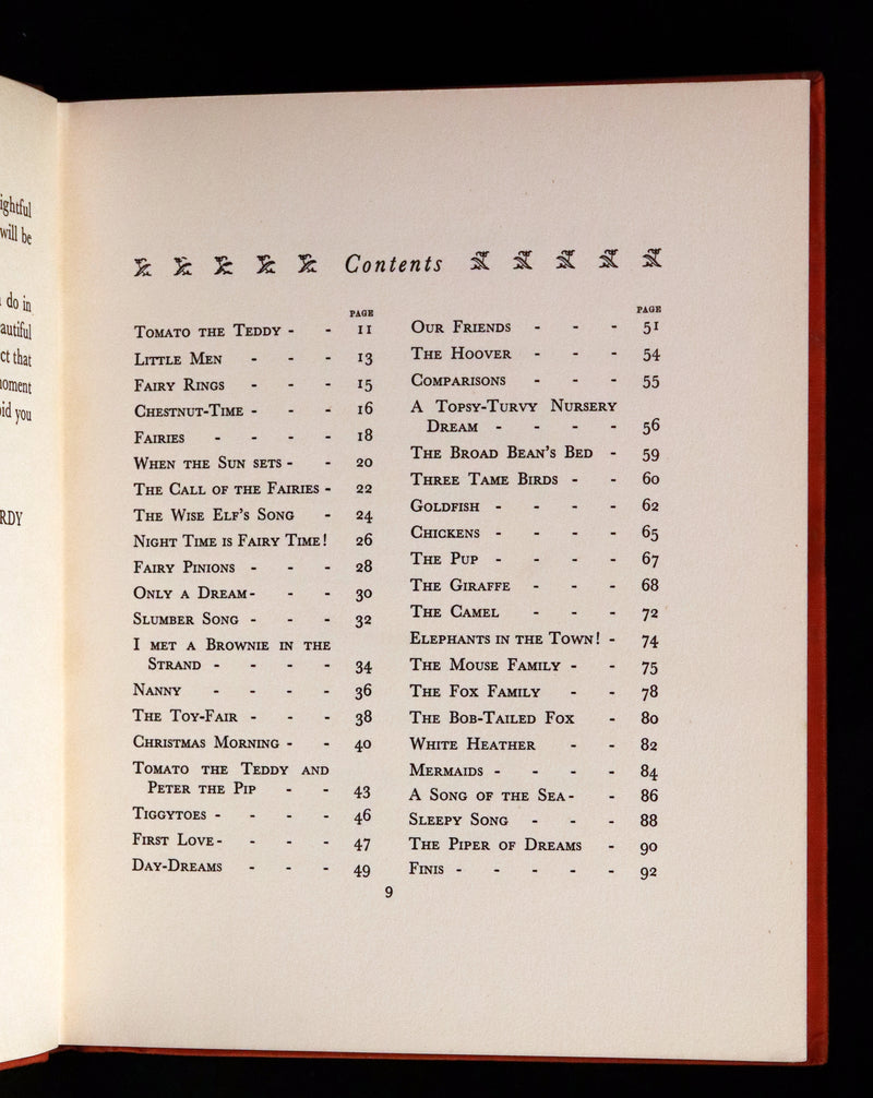1931  Rare 1stED inscribed by the Author - Furry Folk & Fairies by Margery Hart, Illustrated by Elizabeth Bevan & Norman Hart.