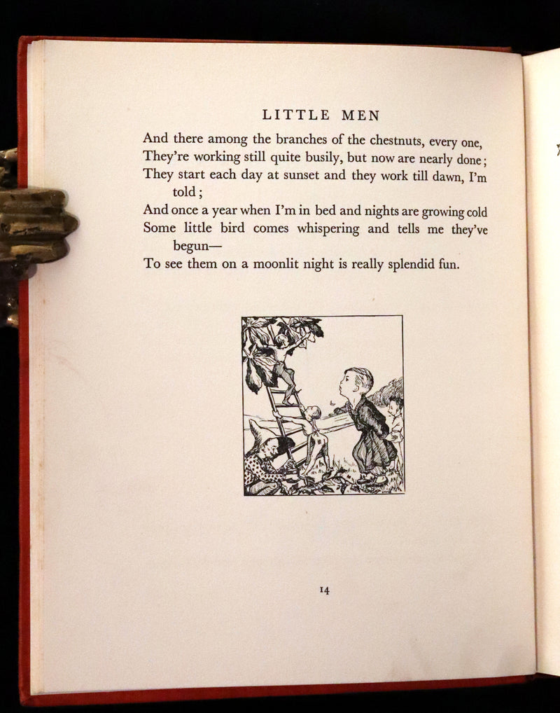 1931  Rare 1stED inscribed by the Author - Furry Folk & Fairies by Margery Hart, Illustrated by Elizabeth Bevan & Norman Hart.