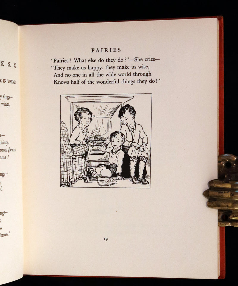 1931  Rare 1stED inscribed by the Author - Furry Folk & Fairies by Margery Hart, Illustrated by Elizabeth Bevan & Norman Hart.