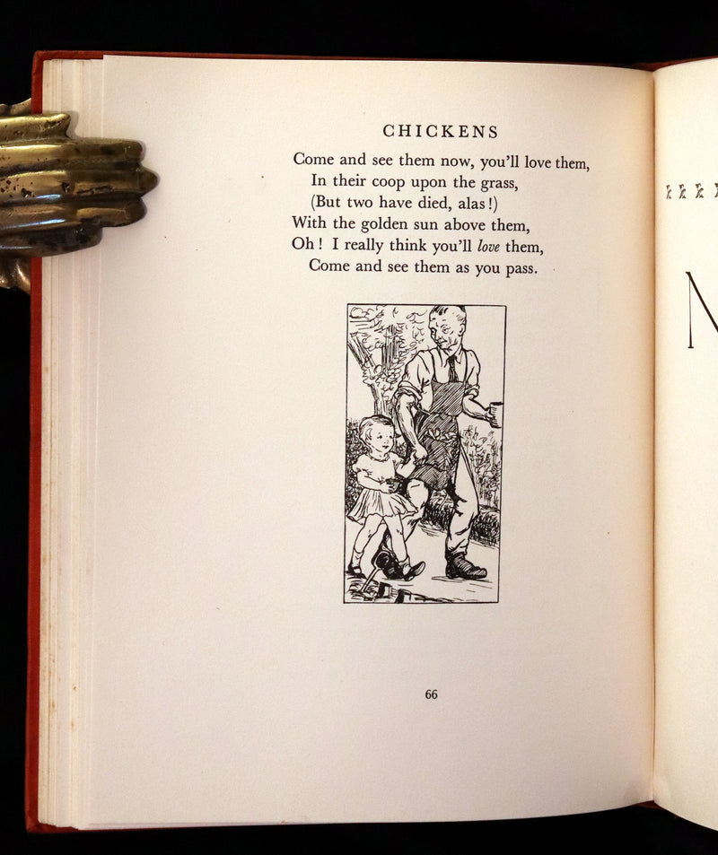 1931  Rare 1stED inscribed by the Author - Furry Folk & Fairies by Margery Hart, Illustrated by Elizabeth Bevan & Norman Hart.