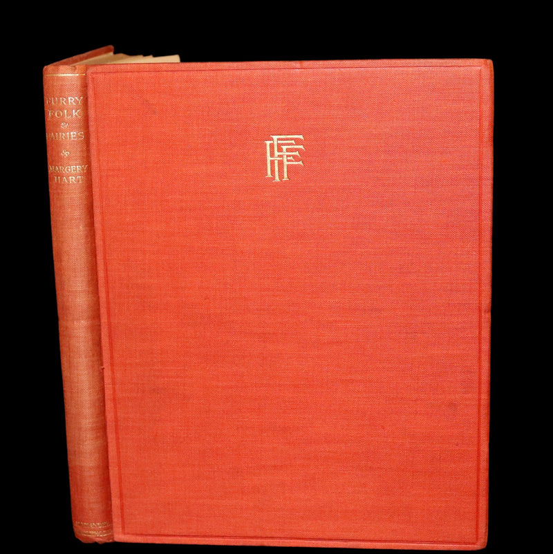 1931  Rare 1stED inscribed by the Author - Furry Folk & Fairies by Margery Hart, Illustrated by Elizabeth Bevan & Norman Hart.