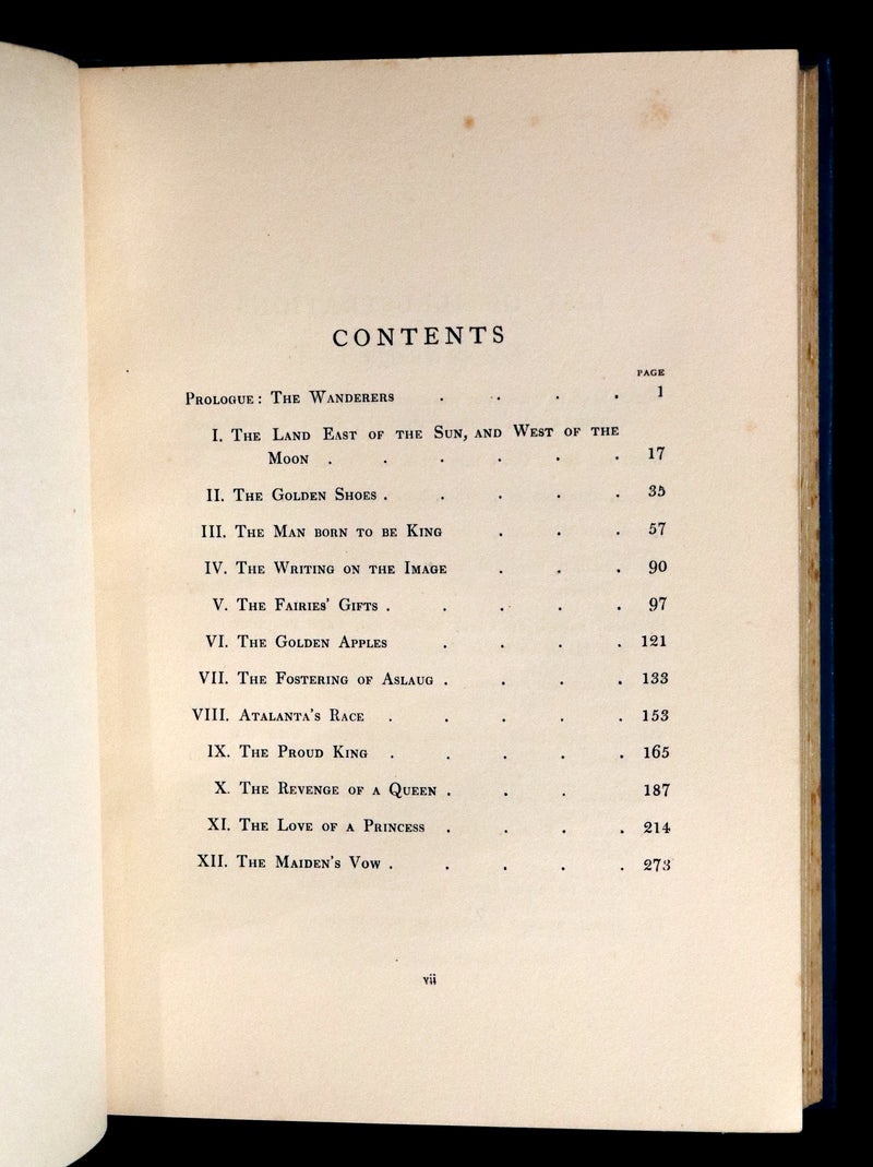 1913 Rare 1st illustrated edition by Isabel Bonus - Tales From The Earthly Paradise by Pre-Raphaelite William Morris.