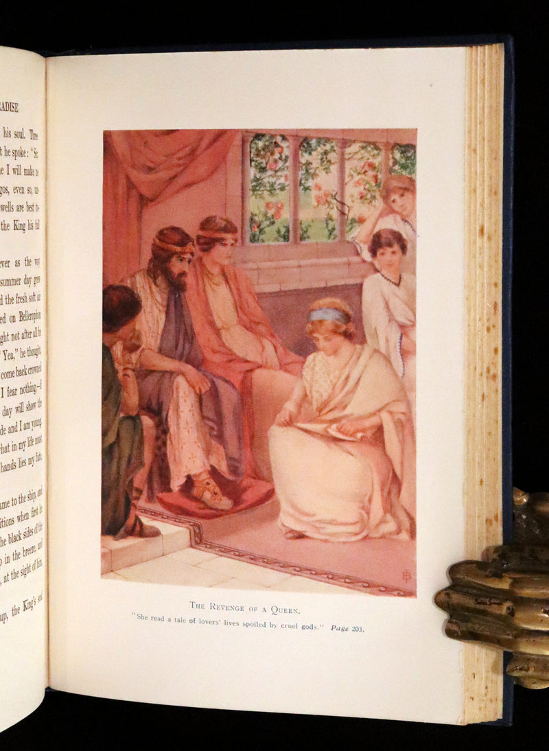 1913 Rare 1st illustrated edition by Isabel Bonus - Tales From The Earthly Paradise by Pre-Raphaelite William Morris.