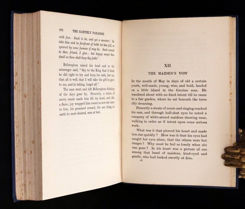 1913 Rare 1st illustrated edition by Isabel Bonus - Tales From The Earthly Paradise by Pre-Raphaelite William Morris.