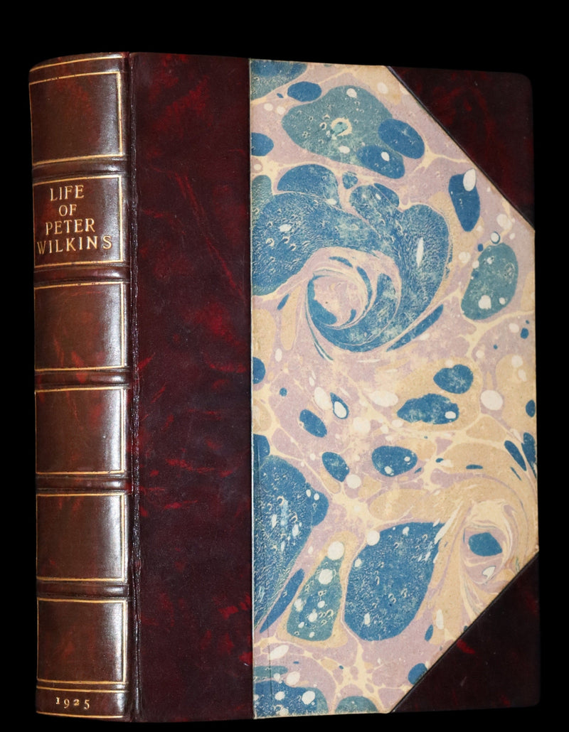 1925 Rare Edition Bound by Bayntun - THE LIFE & ADVENTURES OF PETER WILKINS, Utopian & Early Science Fiction Masterpiece.