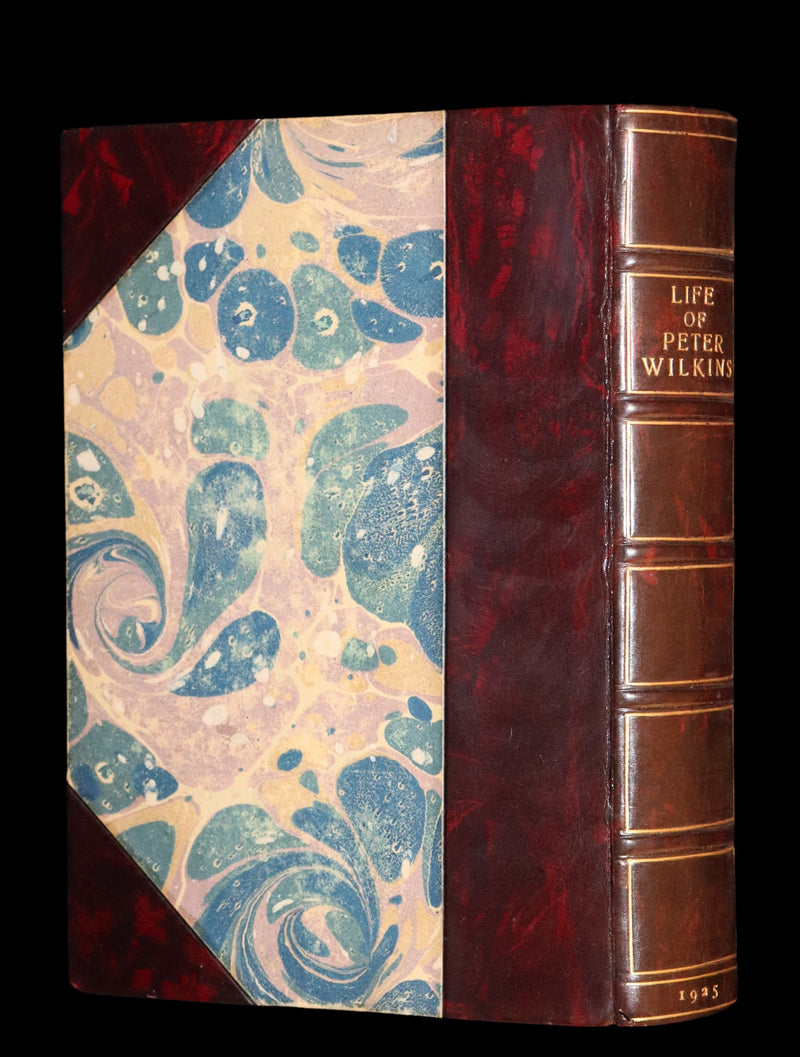 1925 Rare Edition Bound by Bayntun - THE LIFE & ADVENTURES OF PETER WILKINS, Utopian & Early Science Fiction Masterpiece.