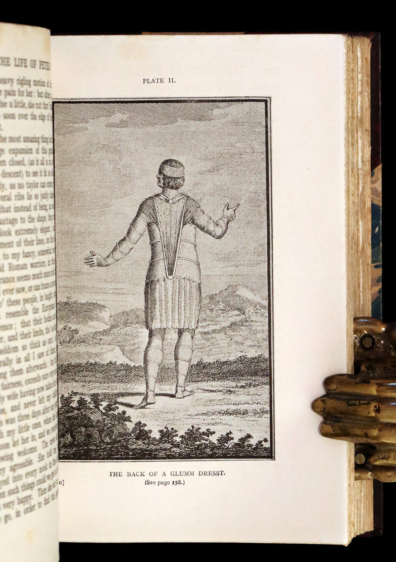 1925 Rare Edition Bound by Bayntun - THE LIFE & ADVENTURES OF PETER WILKINS, Utopian & Early Science Fiction Masterpiece.