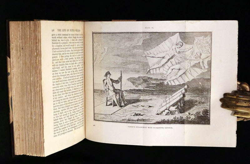 1925 Rare Edition Bound by Bayntun - THE LIFE & ADVENTURES OF PETER WILKINS, Utopian & Early Science Fiction Masterpiece.