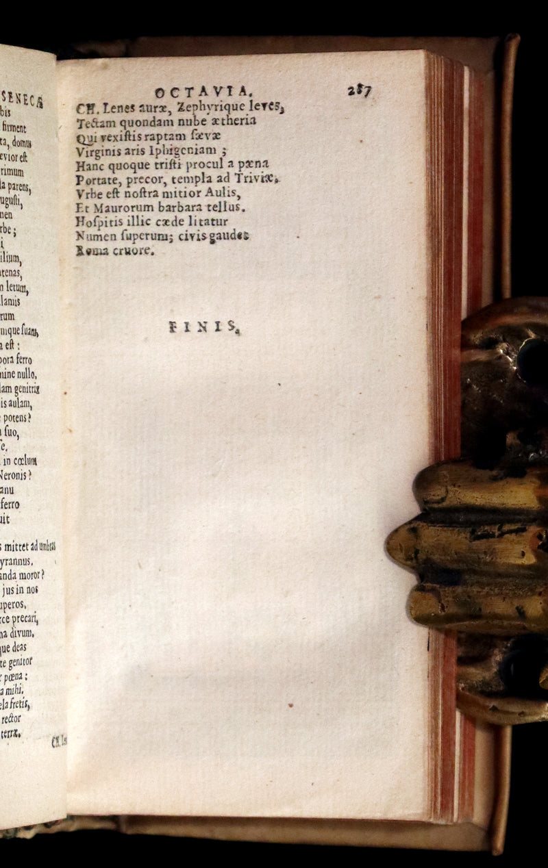 1619 Rare Latin Books bound as one - L. Annaei Senecae & Catullus Tibullus Propertius &Junii Juvenalis et Alvi Persii Flacci.