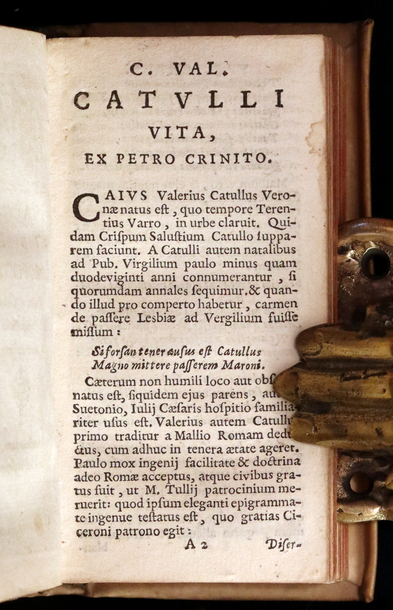 1619 Rare Latin Books bound as one - L. Annaei Senecae & Catullus Tibullus Propertius &Junii Juvenalis et Alvi Persii Flacci.